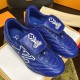 [홍콩명품.LOUIS VUITTON] 루이비통 25SS 로고 LV 풋프린트 풋볼 트레이너 1AHDOR (블루), SE4698, S1, 명품스니커즈,운동화,구두,로퍼,하이탑,신발