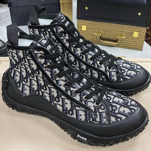 [홍콩명품,Christian Dior] 디올 25SS 로고 오블리크 하이탑 운동화 (2컬러), SE4707, S1, 명품스니커즈,운동화,구두,로퍼,하이탑,신발