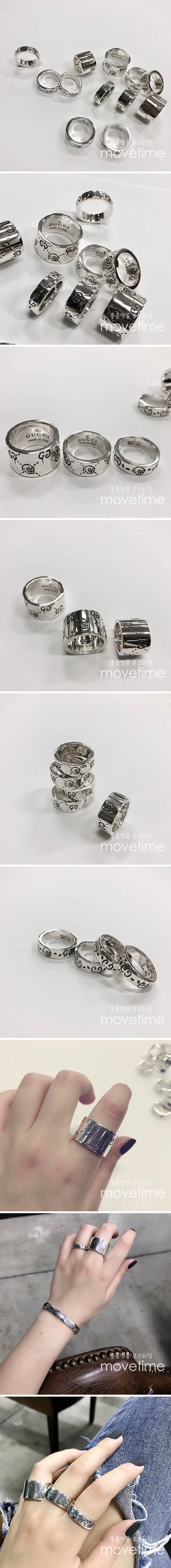 [가격문의][홍콩명품.Gucci] 구찌 25SS 로고 CHOST 925실버 링 반지 (3종), ET2850, CR1, 홍콩명품의류,구매대행,온라인명품