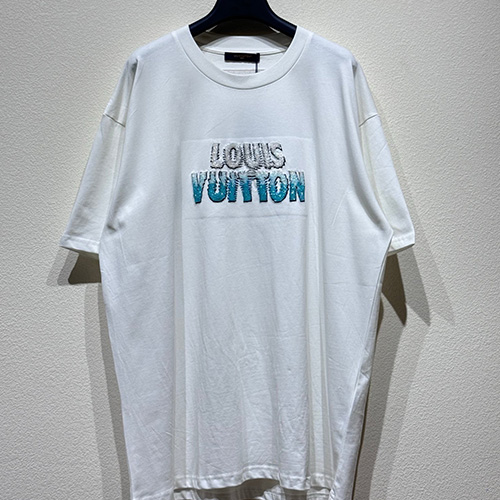 [홍콩명품.LOUIS VUITTON] 루이비통 25SS 로고 반팔 티셔츠 1AGJMV (화이트), BM20261, KB, 홍콩명품의류,구매대행,온라인명품