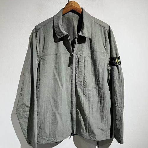 [홍콩명품.Stone Island] 스톤아일랜드 25SS 로고 탈부착 카라 자켓 (2컬러), BM20312, X2, 홍콩명품의류,구매대행,온라인명품