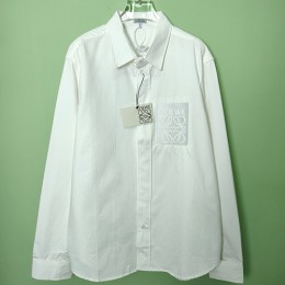 [홍콩명품.LOEWE] 로에베 25SS 로고 포켓 남방 셔츠 (화이트), BM20338, JL, 홍콩명품의류,구매대행,온라인명품