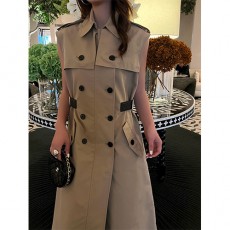 [홍콩명품,Christian Dior] 디올 25SS 로고 여성 슬리브리스 롱 원피스 (베이지), BM20369, TBG, 홍콩명품의류,구매대행,온라인명품