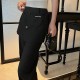 [홍콩명품,MIU MIU] 미우미우 25SS 로고 여성 2톤 팬츠 바지 (블랙), BM20374, TBG, 홍콩명품의류,구매대행,온라인명품