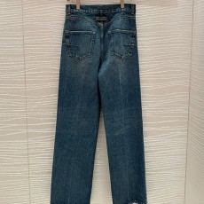 [홍콩명품,Christian Dior] 디올 25SS 로고 여성 데님 팬츠 진 청바지, BM20453, 13C, 홍콩명품의류,구매대행,온라인명품