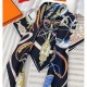 [홍콩명품.Hermes] 에르메스 25SS 로고 Gold State Coach 90-90 실크 스카프 머플러 (블랙), ET2882, JX, 홍콩명품의류,구매대행,온라인명품