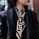 [홍콩명품.CHANEL] 샤넬 25SS 로고 Twilly 6-120 실크 스카프 머플러 (블랙), ET2952, JX, 홍콩명품의류,구매대행,온라인명품