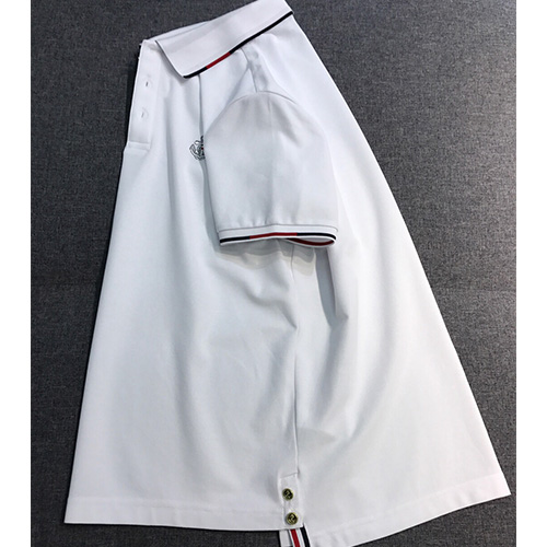 [홍콩명품.THOME BROWNE] 톰브라운 25SS 로고 자수 카라 폴로 반팔 티셔츠 (2컬러), BM20524, JQ, 홍콩명품의류,구매대행,온라인명품