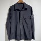 [홍콩명품.Stone Island] 스톤아일랜드 25SS 로고 탈부착 나일론 남방 셔츠 (블랙), BM20611, X2, 홍콩명품의류,구매대행,온라인명품