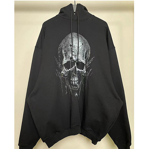 [홍콩명품.VETEMENTS] 베트멍 25SS 로고 그래픽 프린트 후드 티셔츠 (블랙), BM20651, VT, 홍콩명품의류,구매대행,온라인명품