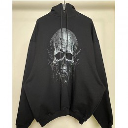 [홍콩명품.VETEMENTS] 베트멍 25SS 로고 그래픽 프린트 후드 티셔츠 (블랙), BM20651, VT, 홍콩명품의류,구매대행,온라인명품