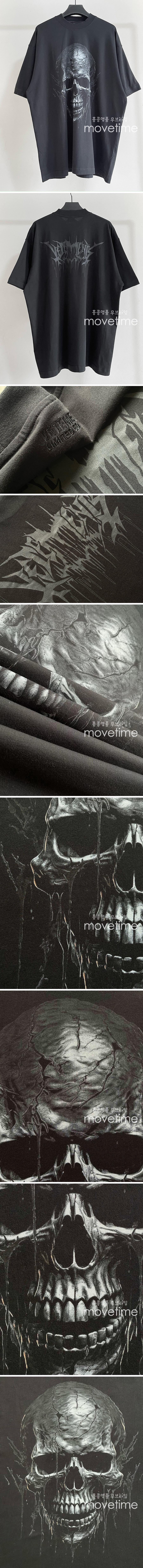 [홍콩명품.VETEMENTS] 베트멍 25SS 로고 그래픽 프린트 반팔 티셔츠 (블랙), BM20661, VT, 홍콩명품의류,구매대행,온라인명품