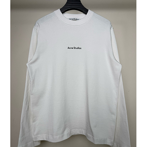 [홍콩명품.ACNE STUDIO] 아크네스튜디오 25SS 로고 프린트 긴팔 티셔츠 (2컬러), BM20671, VT, 홍콩명품의류,구매대행,온라인명품