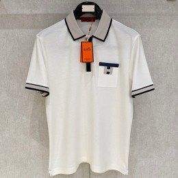 [홍콩명품.Hermes] 에르메스 25SS 로고 카라 폴로 반팔 티셔츠 (2컬러), BM20674, HH, 홍콩명품의류,구매대행,온라인명품