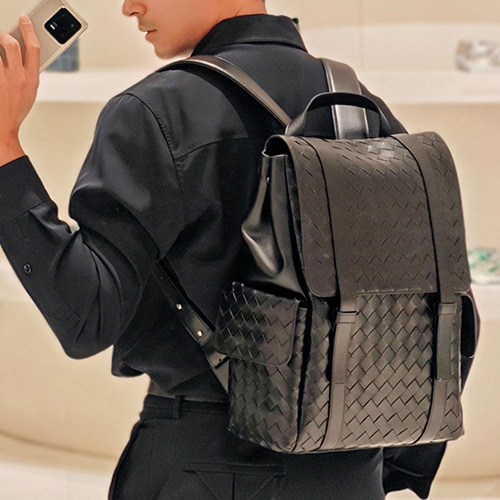 [홍콩명품.BOTTEGA VENETA] 보테가베네타 25SS 로고 인트레치아토 Back To School 백팩 (블랙), BGM4744, BDA, 홍콩명품가방,명품쇼핑몰,크로스백,핸드백,구매대행