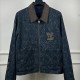 [홍콩명품.LOUIS VUITTON] 루이비통 25SS 로고 데님 자켓 1AFWXN + 데님 팬츠 진 청바지 상하의 세트, BM20692, JU, 홍콩명품의류,구매대행,온라인명품
