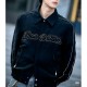 [홍콩명품.LOUIS VUITTON] 루이비통 25SS 로고 카라 바시티 자켓 1AGTFO (블랙), BM20747, KB, 홍콩명품의류,구매대행,온라인명품
