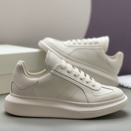 [홍콩명품.McQueen] 알렉산더맥퀸 25SS 로고 남여 레더 가죽 스니커즈 운동화 (화이트), SE4924, PMD, 명품스니커즈,운동화,구두,로퍼,하이탑,신발