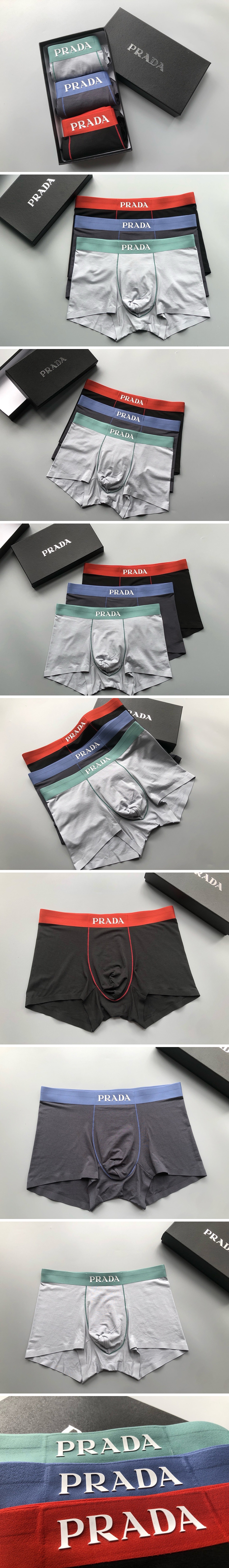 [홍콩명품,PRADA] 프라다 25SS 로고 남성 팬티 드로즈 3종,  ET3034, JQ, 홍콩명품의류,구매대행,온라인명품