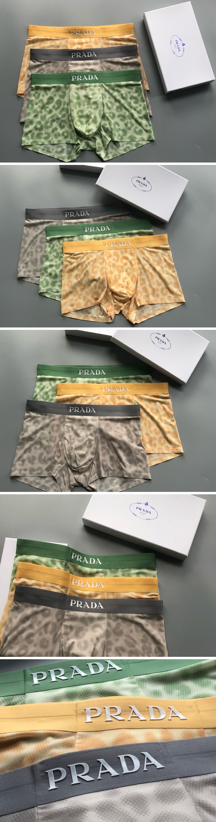[홍콩명품,PRADA] 프라다 25SS 로고 남성 팬티 드로즈 3종,  ET3036, JQ, 홍콩명품의류,구매대행,온라인명품