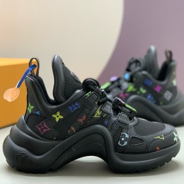 [홍콩명품.LOUIS VUITTON] 루이비통 25SS 로고 여성 모노그램 아치라이트 스니커즈 운동화 (블랙), SE4945, PMD, 명품스니커즈,운동화,구두,로퍼,하이탑,신발