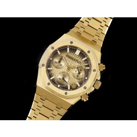 [홍콩명품시계.AUDEMARS PIGUET] 오데마피게 로얄오크 크로노 26240 옐로우골드 스모크 다이얼
