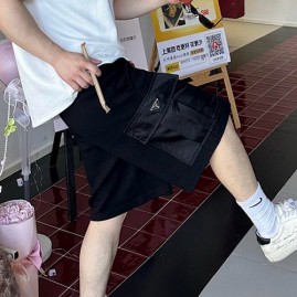 [홍콩명품,PRADA] 프라다 25SS 삼각로고 나일론 포켓 쇼츠 반바지 (블랙), BM20925, KB, 홍콩명품의류,구매대행,온라인명품