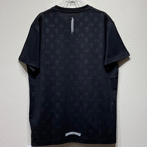 [홍콩명품.Chrome Hearts] 크롬하츠 25SS 로고 패턴 반팔 티셔츠 (블랙), BM20934, KB, 홍콩명품의류,구매대행,온라인명품