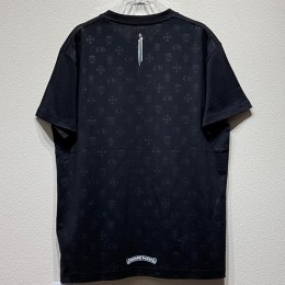 [홍콩명품.Chrome Hearts] 크롬하츠 25SS 로고 패턴 반팔 티셔츠 (블랙), BM20934, KB, 홍콩명품의류,구매대행,온라인명품