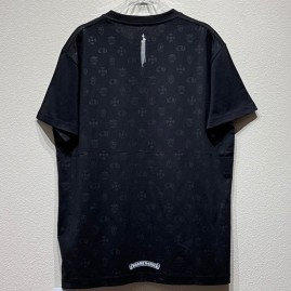 [홍콩명품.Chrome Hearts] 크롬하츠 25SS 로고 패턴 반팔 티셔츠 (블랙), BM20934, KB, 홍콩명품의류,구매대행,온라인명품