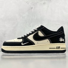 [홍콩명품.NIKE] 나이키 25SS 로고 남여 Air Force 스니커즈 운동화 (아이보리-블랙), SE5023, S3, 명품스니커즈,운동화,구두,로퍼,하이탑,신발