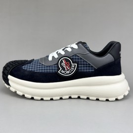 [가격문의][홍콩명품.MONCLER] 몽클레어 25SS 로고 레더 가죽 스니커즈 운동화 (네이비), SE5068, S3, 명품스니커즈,운동화,구두,로퍼,하이탑,신발