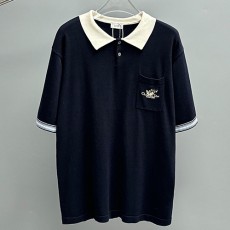 [홍콩명품,Christian Dior] 디올 25SS 로고 자수 카라 폴로 반팔 티셔츠 (네이비), BM21098, JU, 홍콩명품의류,구매대행,온라인명품