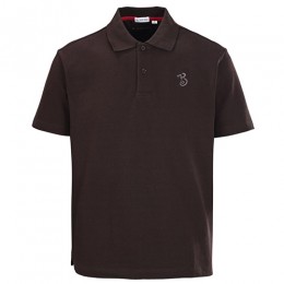 [홍콩명품.Burberry] 버버리 25SS 로고 자수 카라 폴로 반팔 티셔츠 (브라운), BM21100, JU, 홍콩명품의류,구매대행,온라인명품
