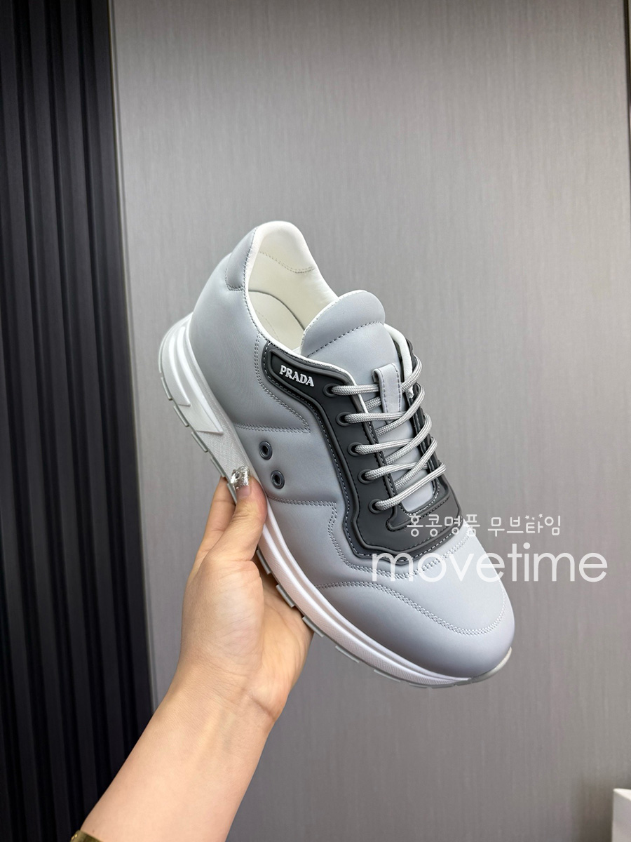 [홍콩명품,PRADA] 프라다 25SS 로고 레더 가죽 스니커즈 운동화 (4컬러), SE5189, GHS, 명품스니커즈,운동화,구두,로퍼,하이탑,신발