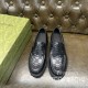 [홍콩명품.Gucci] 구찌 25SS 로고 레더 가죽 로퍼 구두 (블랙), SE5270, GHS, 명품스니커즈,운동화,구두,로퍼,하이탑,신발