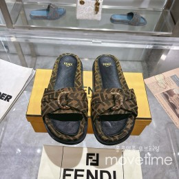 [홍콩명품,FENDI] 펜디 25SS 로고 남여 FF패턴 샌들 슬리퍼 (브라운), SE5285, GHS, 명품스니커즈,운동화,구두,로퍼,하이탑,신발