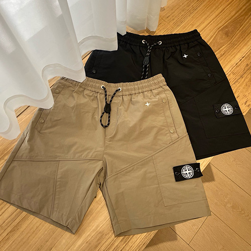 [명품레플리카.Stone Island] 스톤아일랜드 25SS 로고 탈부착 쇼츠 반바지 (2컬러), BM21158, G5, 홍콩명품의류,구매대행,온라인명품