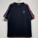 [명품레플리카.Chrome Hearts] 크롬하츠 25SS 로고 크로스 반팔 티셔츠 (2컬러), BM21207, KB, 홍콩명품의류,구매대행,온라인명품
