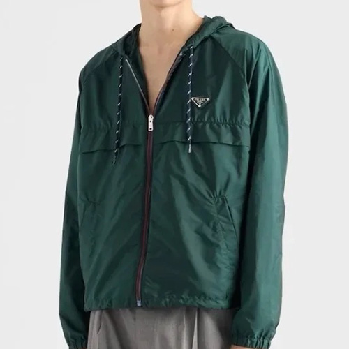 [명품레플리카,PRADA] 프라다 25SS 로고 후드 바람막이 자켓 (2컬러), BM21217, KB, 홍콩명품의류,구매대행,온라인명품