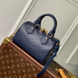 [홍콩명품.LOUIS VUITTON] 루이비통 25SS 로고 모노그램 스피디 반둘리에 20 앙프랭뜨 토트 크로스백 M58953 (네이비), BGM4863, BDA, 홍콩명품가방,명품쇼핑몰,크로스백,핸드백,구매대행