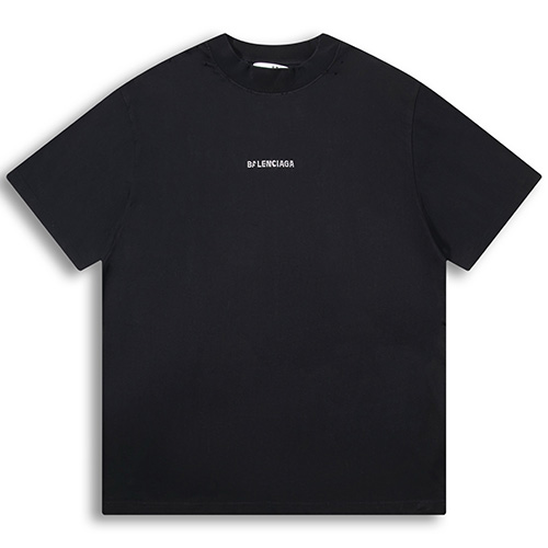 [홍콩명품.BALENCIAGA] 발렌시아가 25SS 로고 스터드 장식 반팔 티셔츠 + 쇼츠 반바지 상하의 세트 (블랙), BM21307, JU, 명품레플리카,미러급,온라인쇼핑몰사이트