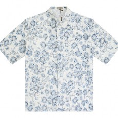 [홍콩명품,Christian Dior] 디올 25SS 로고 플라워 패턴 반팔 남방 셔츠 + 쇼츠 반바지 상하의 세트 (화이트), BM21323, JU, 명품레플리카,미러급,온라인쇼핑몰사이트