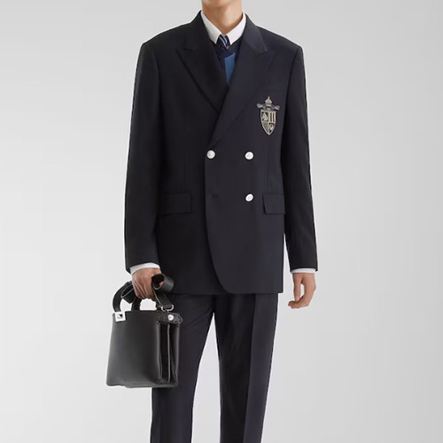 [홍콩명품,FENDI] 펜디 25SS 로고 자수 울 정장 수트 (블랙), BM21392, JU, 명품레플리카,미러급,온라인쇼핑몰사이트