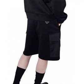 [홍콩명품,PRADA] 프라다 25SS 삼각로고 쇼츠 반바지 (블랙), BM21401, JQ, 명품레플리카,미러급,온라인쇼핑몰사이트