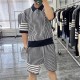 [홍콩명품.THOME BROWNE] 톰브라운 25SS 로고 4바 스트라이프 카라 니트 상하의 (2컬러), BM21411, TB1, 명품레플리카,미러급,온라인쇼핑몰사이트