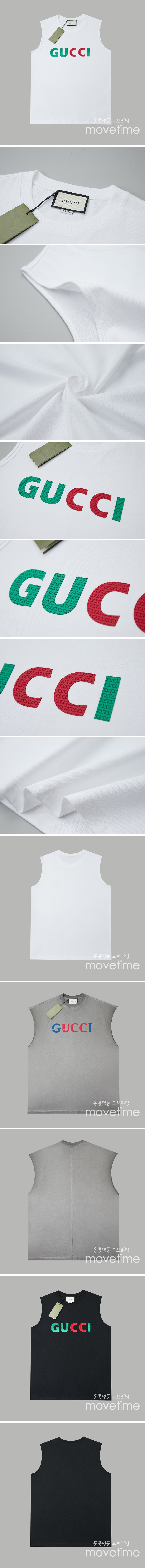 [홍콩명품.Gucci] 구찌 25SS 로고 그래픽 런닝 탑 티셔츠 (2컬러), BM21423, JU, 명품레플리카,미러급,온라인쇼핑몰사이트