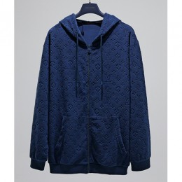 [홍콩명품.LOUIS VUITTON] 루이비통 25SS 로고 모노그램 후드 집업 자켓 (블루), BM21451, JU, 명품레플리카,미러급,온라인쇼핑몰사이트