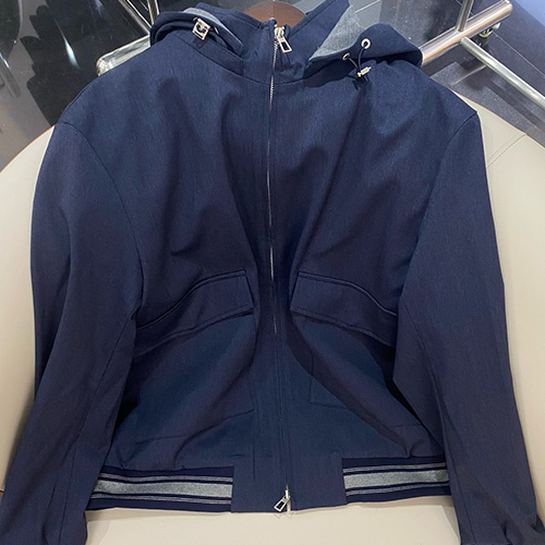 [홍콩명품.Loro Piana] 로로피아나 25SS 로고 후드 봄버 자켓 (네이비), BM21457, JU, 명품레플리카,미러급,온라인쇼핑몰사이트