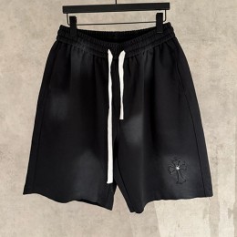 [홍콩명품.Chrome Hearts] 크롬하츠 25SS 로고 워싱 쇼츠 반바지 (블랙), BM21482, JU, 명품레플리카,미러급,온라인쇼핑몰사이트